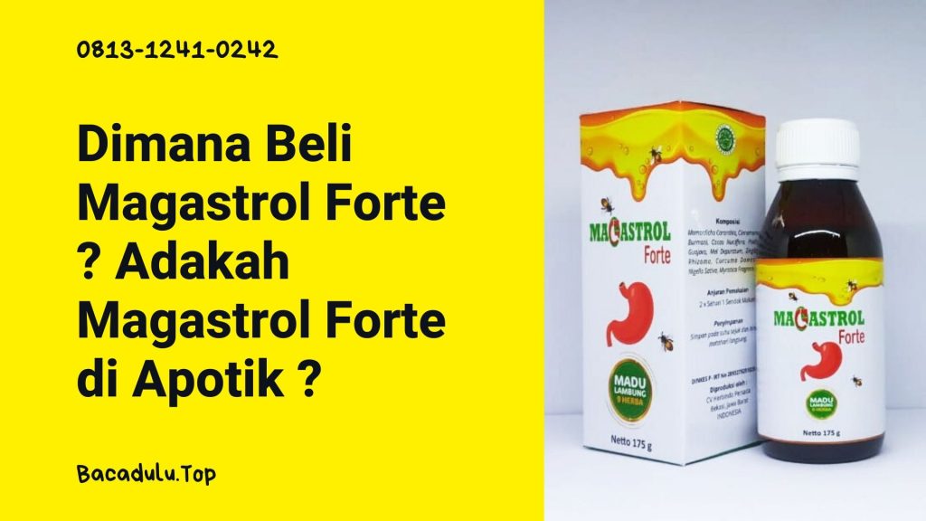 Dimana Beli Magastrol Forte ? Adakah Magastrol Forte di Apotik ? Indomart atau Alfamart ?