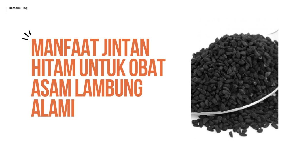 Manfaat Jintan Hitam Untuk Asam Lambung