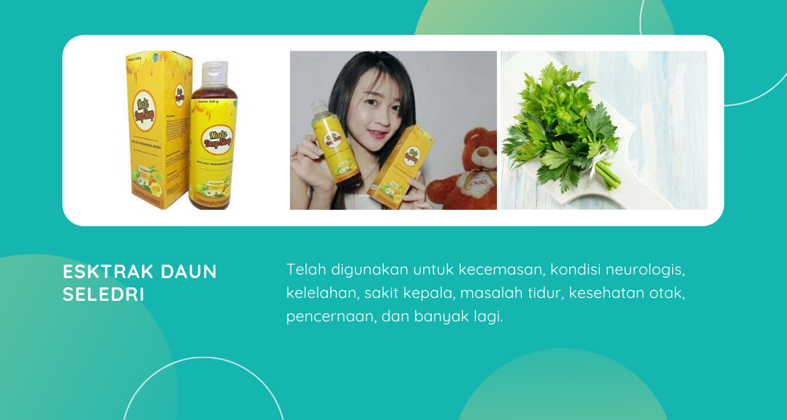 Kandungan dan Komposisi Madu Deep Sleep Esktrak daun seledri (apium graveolens L)