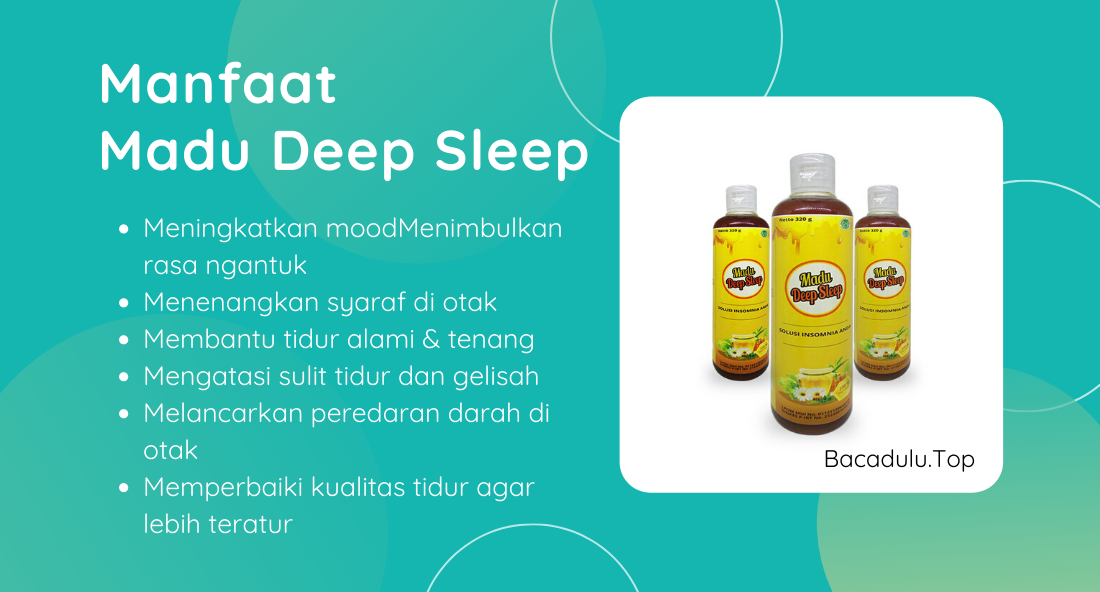 Kegunaan Fungsi Khasiat dan Manfaat Madu Deep Sleep