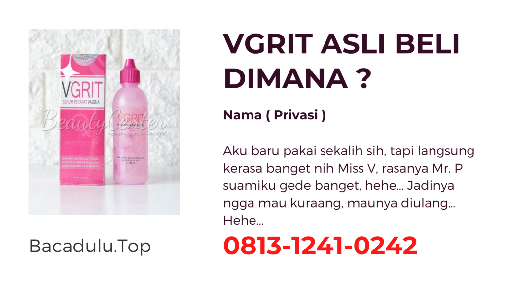Review Testimoni Pengguna / Pemakai Vgrit Serum Perapat Miss V