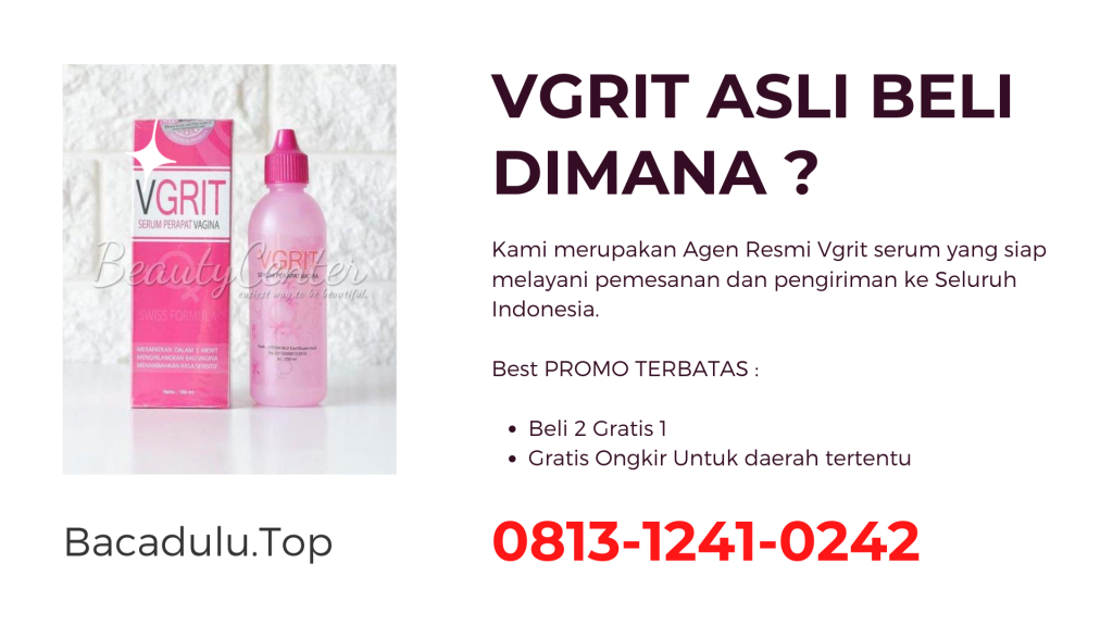 Vgrit Beli Dimana ? Apakah Vgrit Dijual di Apotik ?