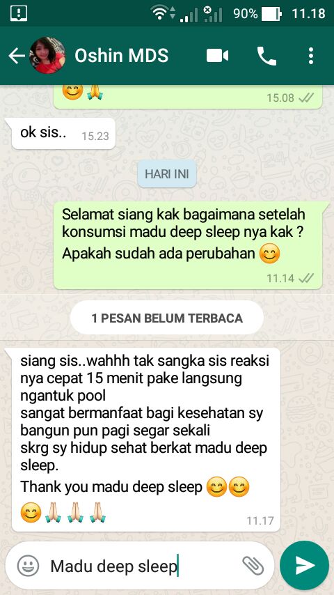Review Testimoni Pengguna Madu Deep Sleep