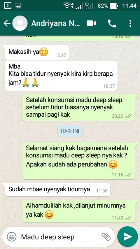 Review Testimoni Pengguna Madu Deep Sleep