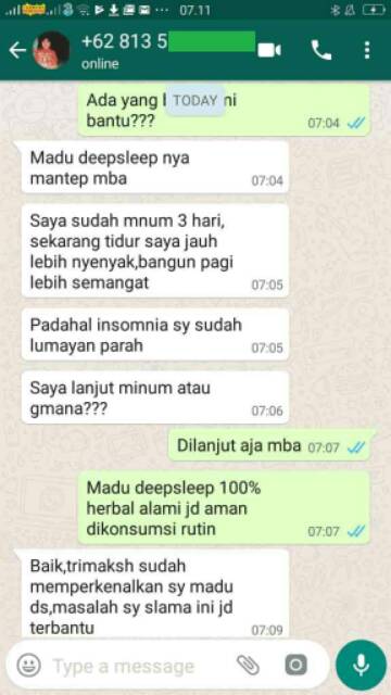 Review Testimoni Pengguna Madu Deep Sleep