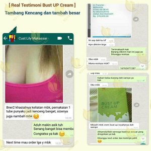 Apa Kata Mereka Setelah Menggunakan Royalty Cosmetic Bust Up Cream Krim Pembesar Pengencang Payudara Terbaik Paling Ampuh Cepat Permanen Testimoni Review Pengguna Konsumen Before After