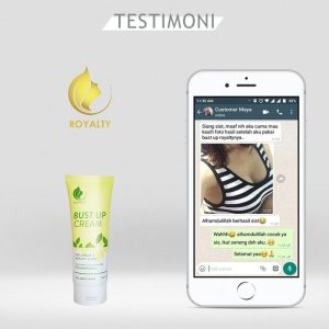 Apa Kata Mereka Setelah Menggunakan Royalty Cosmetic Bust Up Cream Krim Pembesar Pengencang Payudara Terbaik Paling Ampuh Cepat Permanen Testimoni Review Pengguna Konsumen Before After