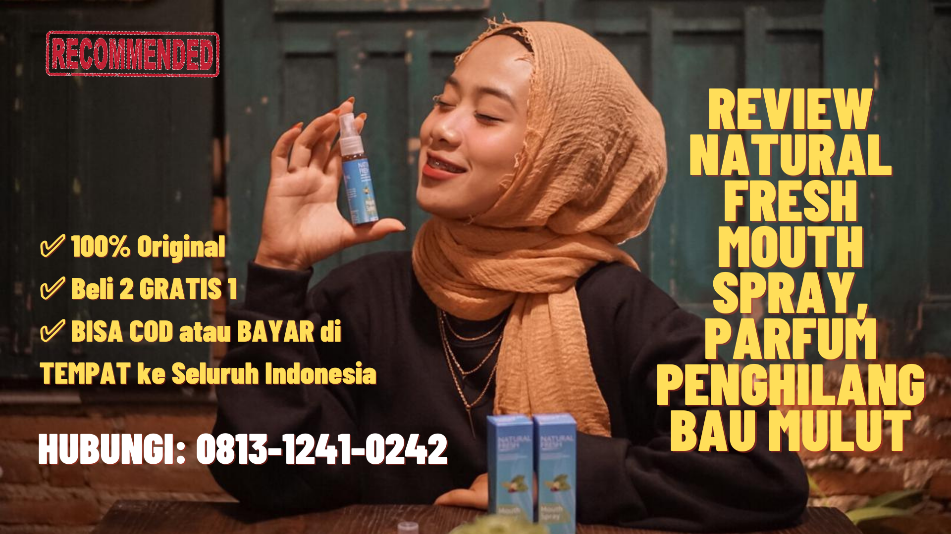 Review natural fresh untuk bau mulut