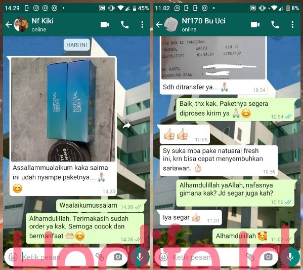 Review ( Testimoni ) Natural Fresh Untuk Bau Mulut