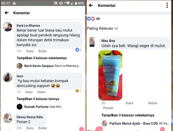 Review ( Testimoni ) Natural Fresh Untuk Bau Mulut