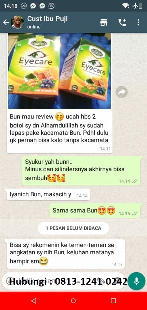 Testimoni Madu Eyecare