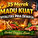 35 Merek Madu Kuat Vitalitas Pria Dewasa | Herbal Stamina Alami