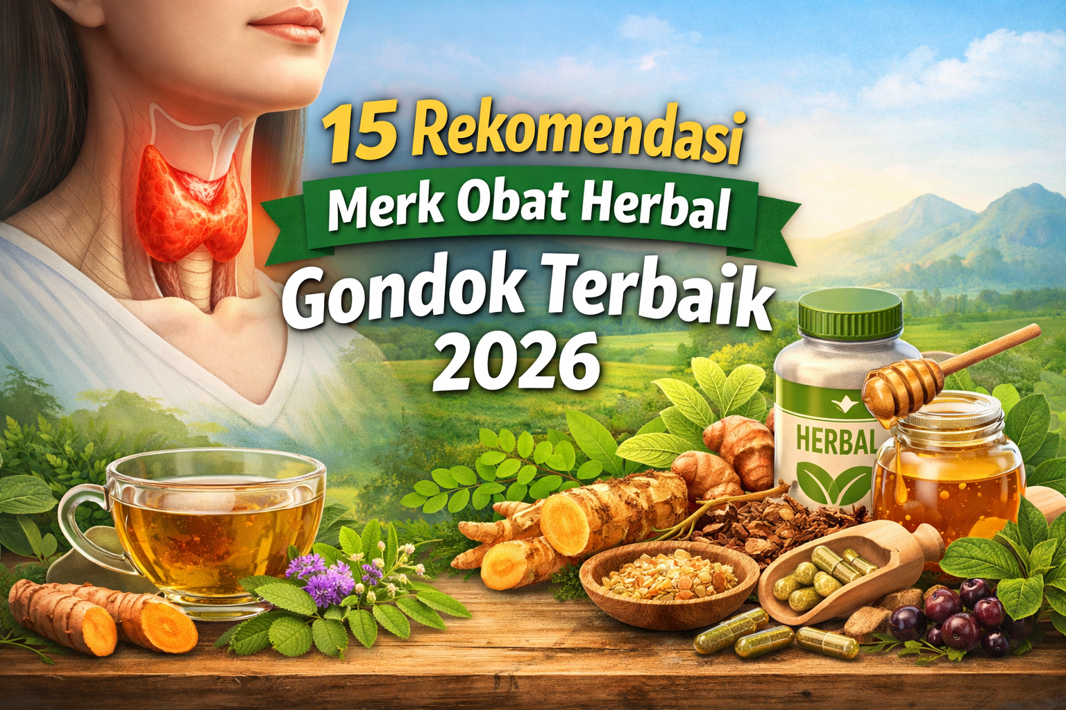 15 Rekomendasi Merk Obat Herbal Gondok Terbaik 2026