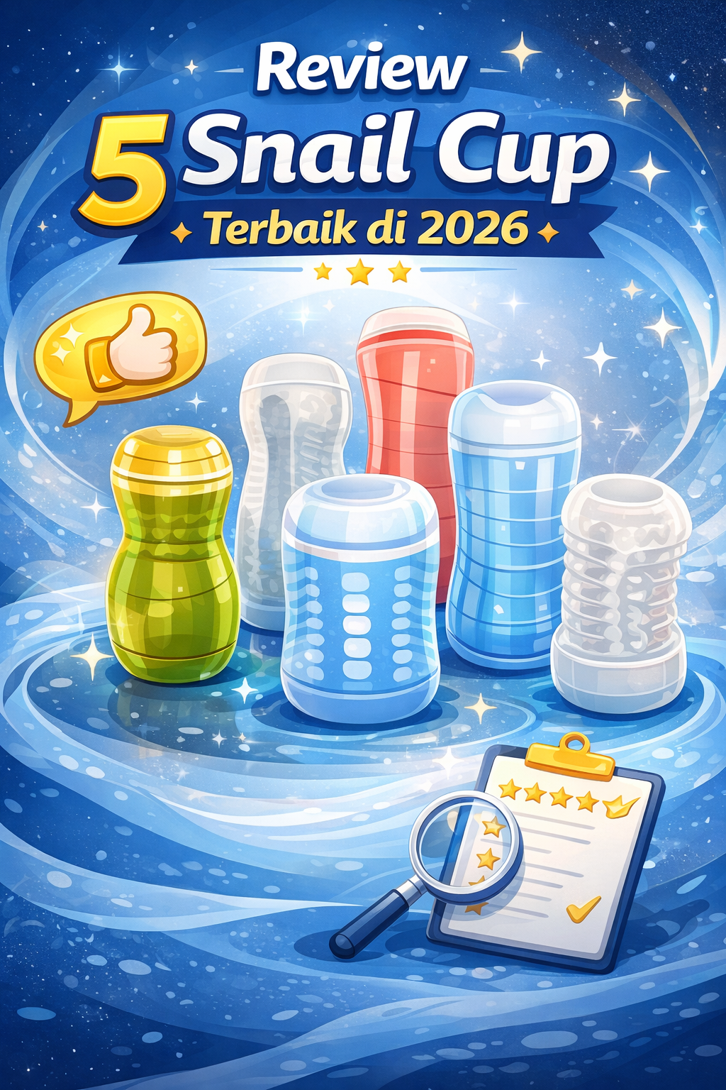 5 Snail Cup Terbaik di 2026 – Review Alat Bantu Pria Paling Dicari & Nyata Rasanya